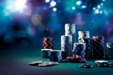 Live dealer studio with multiple camera angles showing blackjack table and cards