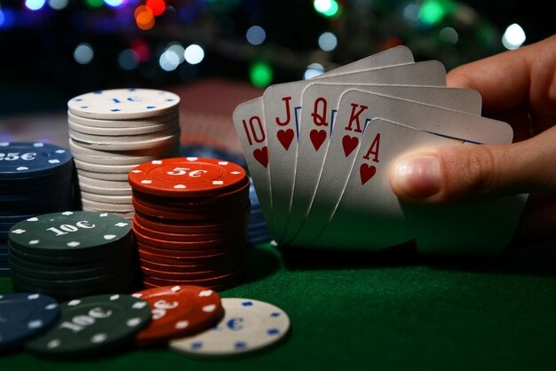 Live dealer game interface with chat and betting options visible